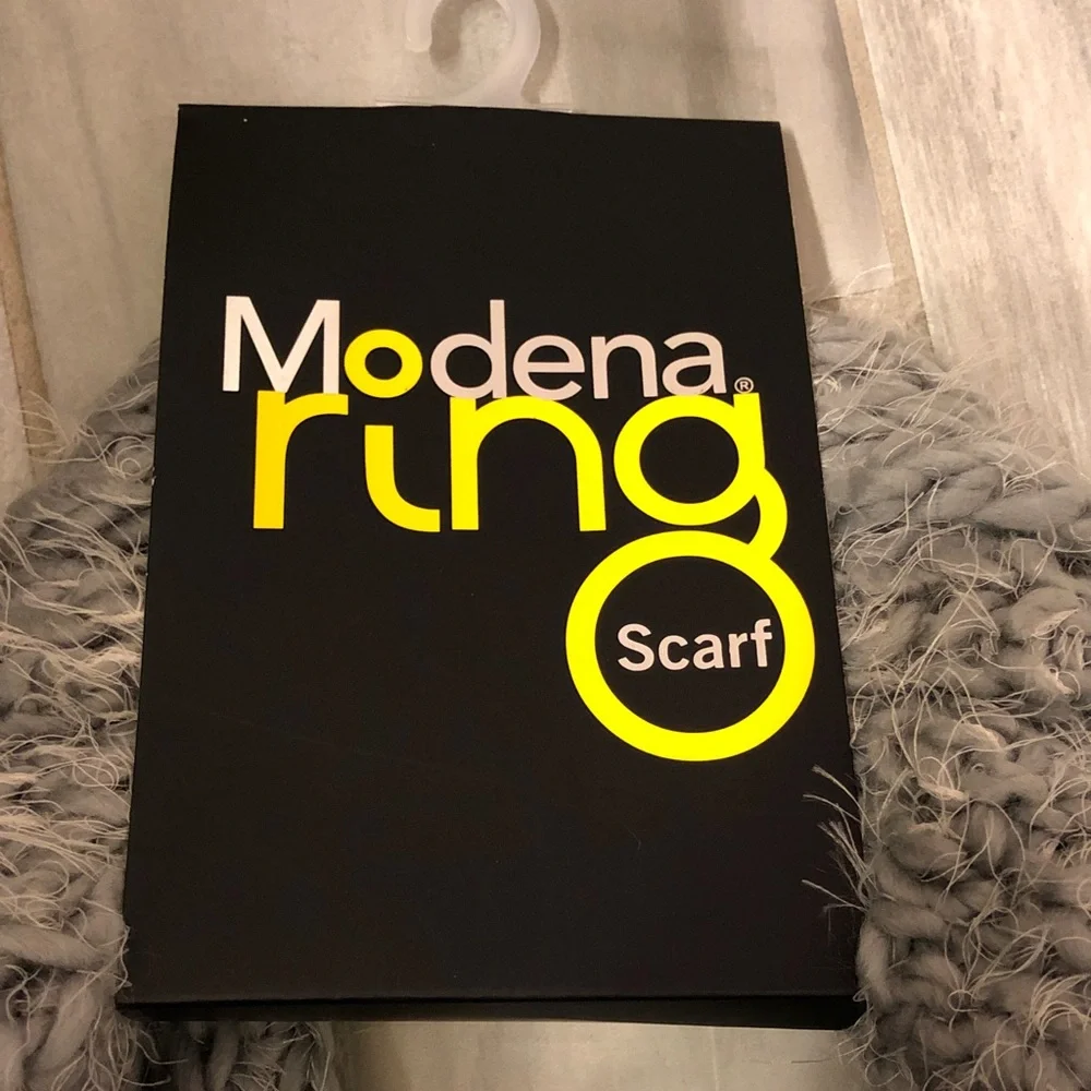 Modena Gray Ring Scarf